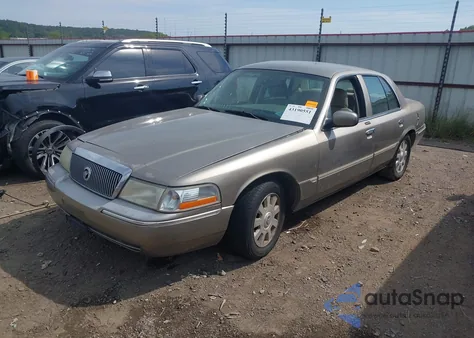 2005 Mercury Grand Marquis Ls from USA, damaged, VIN 2MEFM75W55X648333